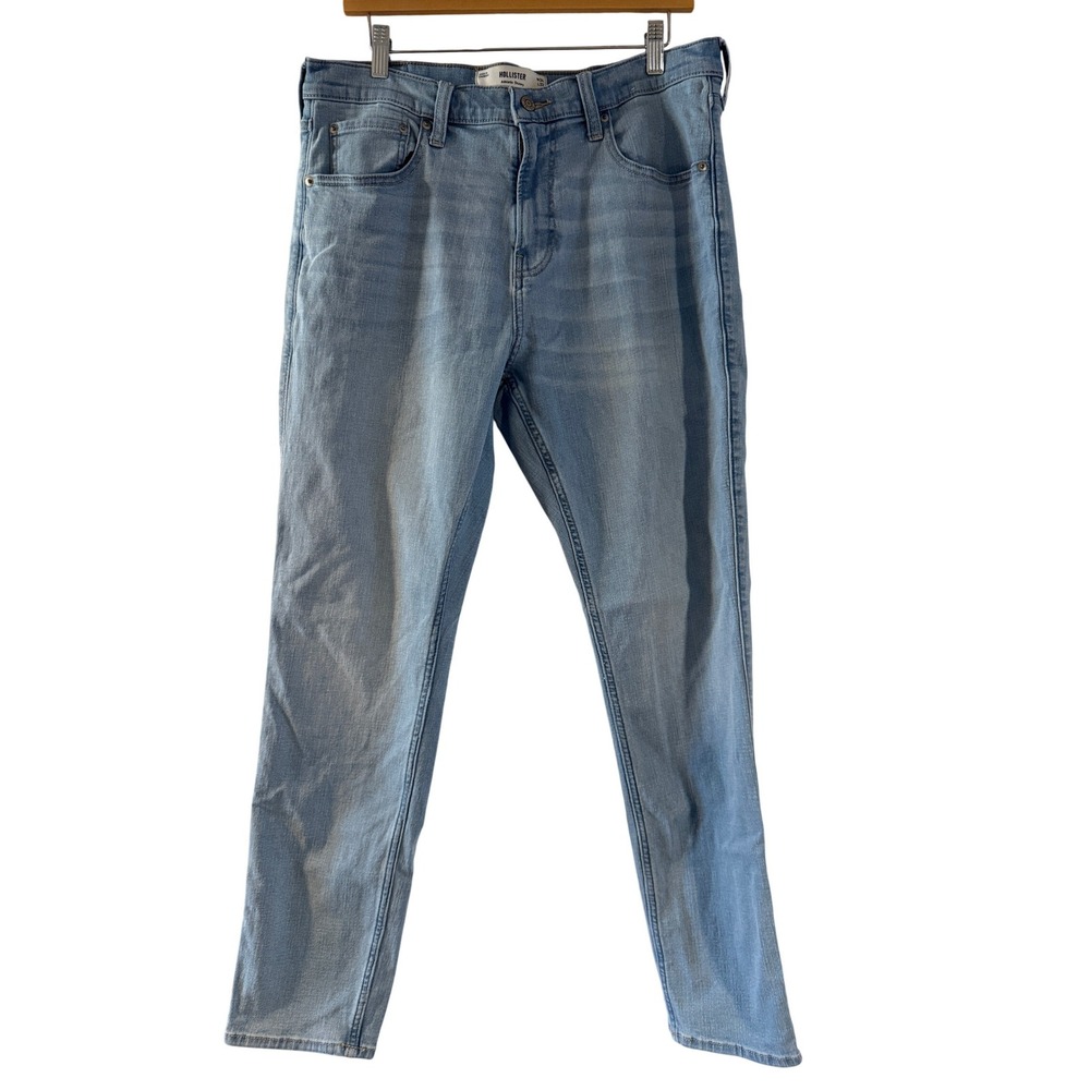 Hollister Athletic‎ Skinny Jeans Light Wash Men W34 L32